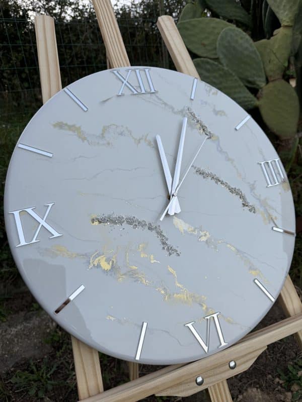 Marmo Bianco argento-oro