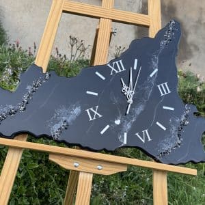 Orologio Sicilia Nero e Argento
