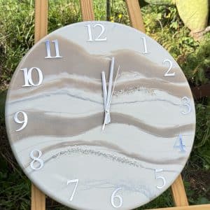 Orologio Beige-Argento 50cm