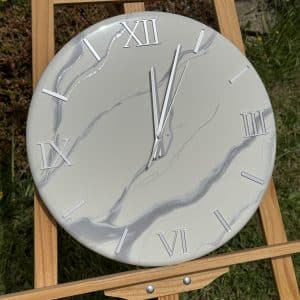 Orologio Marmo Grigio 40cm