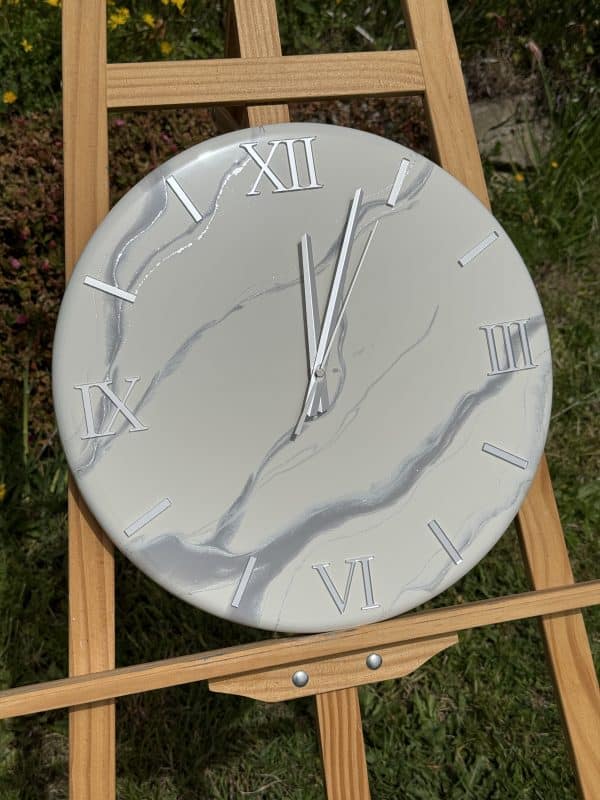 Orologio Marmo Grigio 40cm