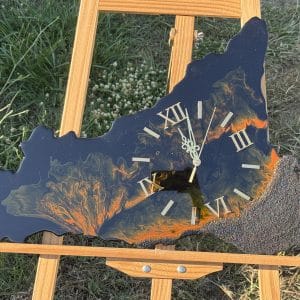 Orologio Sicilia Etna Arancio 60cm
