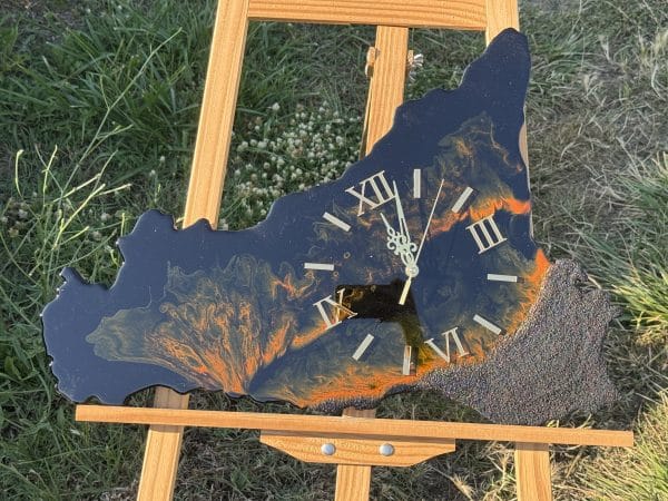 Orologio Sicilia Etna Arancio 60cm