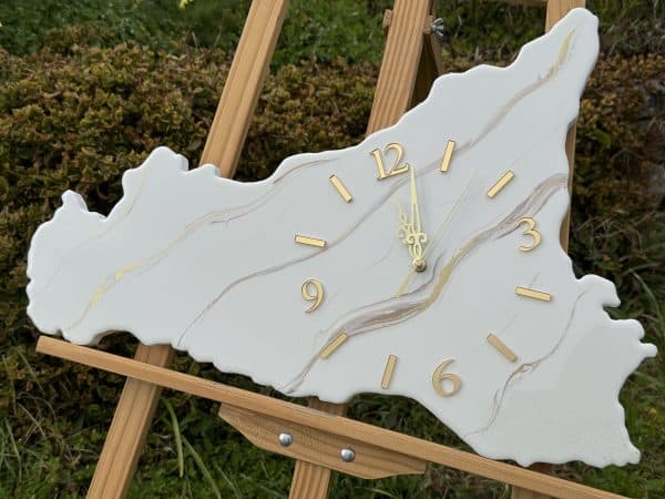 Orologio Sicilia Marmo Oro